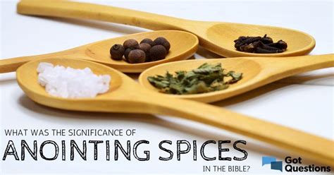 In the New Testament, observers and writers compare and contrast the infilling of the <b>Spirit</b> to drinking wine. . Spiritual meaning of spices in the bible